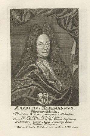 Moritz Hoffmann (1621-1698). (Universitätsbibliothek Erlangen-Nürnberg, H61/4 RAR.A 43, lizenziert durch Public Domain Mark 1.0)