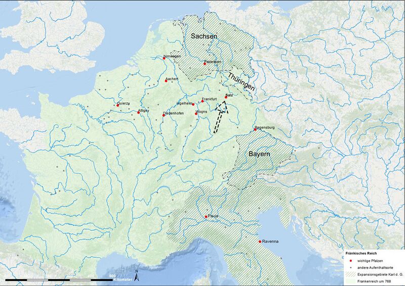 Datei:Karte Fraenkisches Reich Pfalzen Aufenthaltsorte.jpg