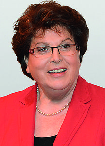 Barbara Stamm (CSU, 1944-2022) war von 2008 bis 2018 als erste Frau Präsidentin des Bayerischen Landtags. Aufnahme aus dem Jahre 2013. (Foto: Rolf Poss, Archiv des Bayerischen Landtags, 17 WP)