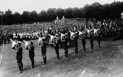 Reichsparteitag der NSDAP, 1.-4. August 1929 in der Luitpoldarena Nürnberg. (Bayerische Staatsbibliothek, Bildarchiv hoff-6900)