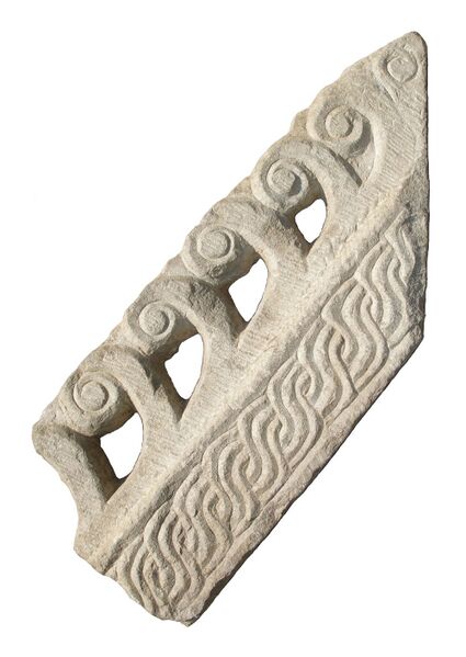 Datei:Herrenchiemsee Giebelbalken B1.jpg