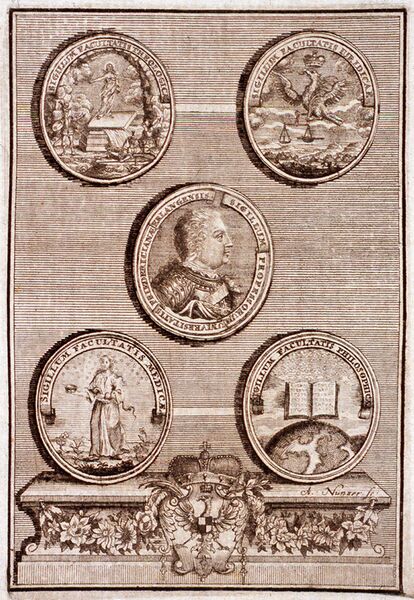 Datei:Illustration Universitaetssiegel vier Fakultaeten.jpg