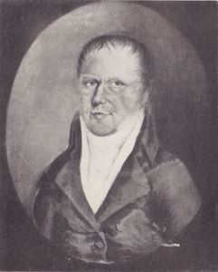 Johann Georg Gademann (1754-1813) zählt zu den Begründern der Schweinfurter Farbenindustrie. Abb. aus: Das Bayerland, Jahrgang 47 vom 5. Mai 1936, 235. (Bayerische Staatsbibliothek, 4 Bavar. 198 t-47)