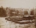 Feierliche Grundsteinlegung des Museumsneubaus, Foto von 1892. (Bayerisches Staatsbibliothek, 4 Bavar. 3112 k)