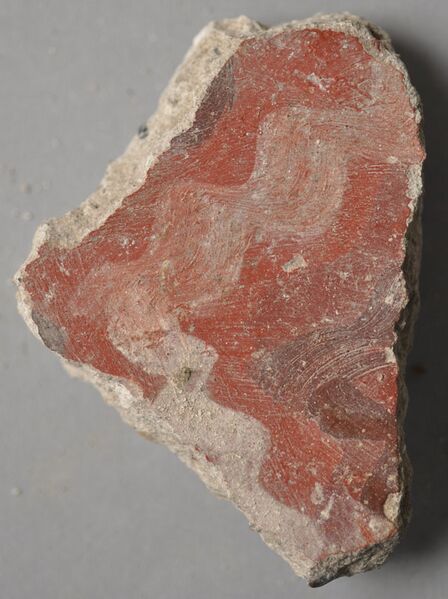 Datei:Wandmalereifragment Regensburg Niedermuenster.jpg