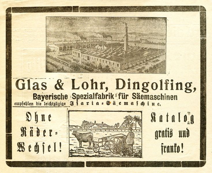 Datei:Werbeanzeige Glas Lohr Dingolfing 1908.jpg
