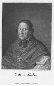 Johann Michael Sailer (1751-1832), Stich von Georg Manz (1808-1894). (Bayerische Staatsbibliothek, Bildarchiv port-012831)