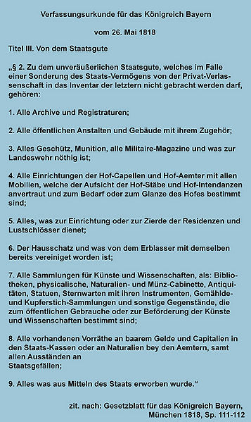 Datei:Verfassung 1818 Zitat Staatsgut.jpg