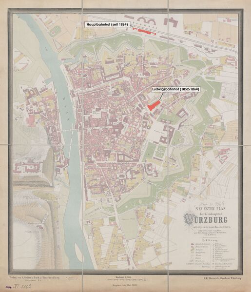 Datei:Karte Wuerzburg neuer alter Bahnhof.jpg