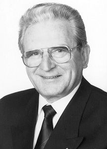 Wilhelm Vorndran (CSU, 1924-2012) war von 1990 bis 1994 Präsident des Bayerischen Landtags. Aufnahme aus dem Jahre 2000. (Foto: Kraus, Archiv des Bayerischen Landtags, AA00021A)
