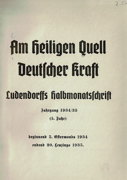 Datei:Ludendorffs Halbmonatsschrift 1934-35 Titelblatt.jpg