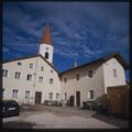 Zweireihiger Innengerüstbau, Kalkplattendach, ca. 1467 d, Schernfeld, Eichstätter Straße 10 ("Moierhof"). Fotografie Konrad Bedal, 1997. (Freilandmuseum Bad Windsheim, EI_4_Schernfeld_0002)