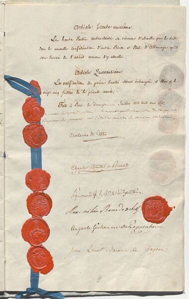 Datei:Rheinbundvertrag Unterschriftsseite.jpg