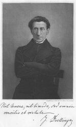 Ignaz von Döllinger (1799-1890) war ein bedeutender Vertreter des Frühultramontanismus, verlor aber als Gegner des Unfehlbarkeitsdogmas seinen Einfluss. (Bayerische Staatsbibliothek, Bildarchiv port-017105)