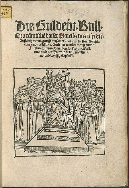 ENGolden Bull, 1356 Historisches Lexikon Bayerns