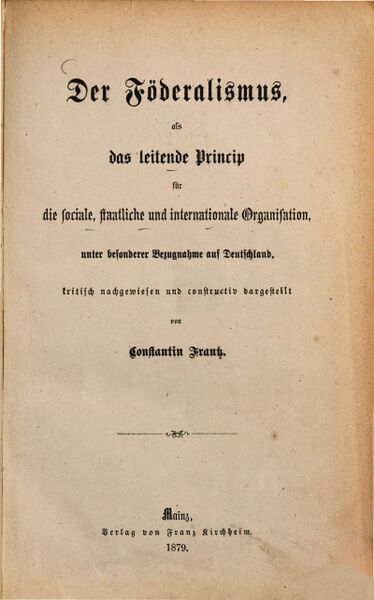 Datei:Titelblatt Frantz Foederalismus 1879.jpg