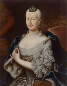 Prinzessin Sophia Antonia von Braunschweig-Wolfenbüttel-Bevern (1724-1802), durch Heirat mit Ernst Friedrich Herzogin von Sachsen-Coburg-Saalfeld. (Kunstsammlungen der Veste Coburg, Inventarnummer EM.385, lizenziert durch CC BY-NC-SA 4.0)