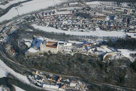 Eichstätt, Willibaldsburg, Luftfoto. (Foto: Klaus Leidorf)