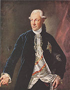 Markgraf Karl Alexander (reg. 1769-1791), Ölgemälde von Gotthard Naumann (1750-1821), um 1785. (Bayerische Staatsgemäldesammlungen)