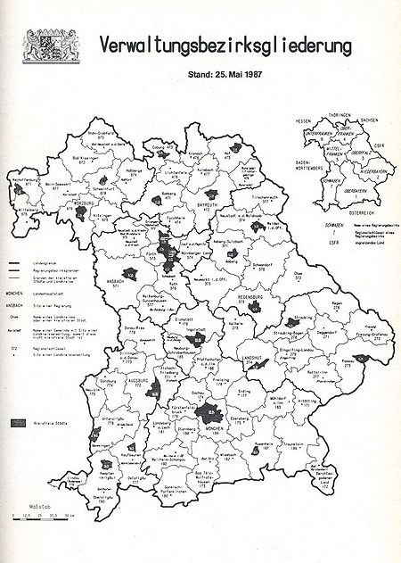 Regierungsbezirke – Historisches Lexikon Bayerns