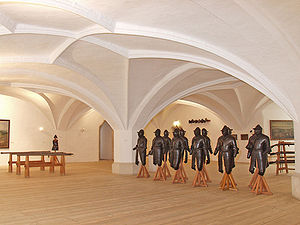 Die Dürnitz- der große Saal - im Erdgeschoss. (Bayerisches Armeemuseum Ingolstadt/ Foto: Christian Stoye)