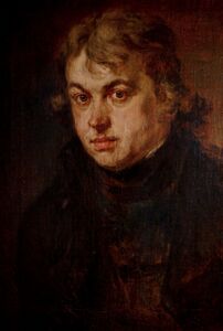 Porträt von Joseph Hazzi, Gemälde von Josef Georg Edlinger (1741–1819). (Herzogskasten, Stadtmuseum Abensberg, Objekt 939)