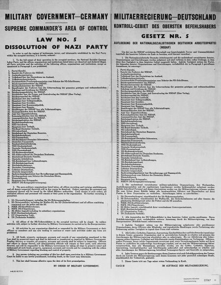 Nationalsozialistische Deutsche Arbeiterpartei (NSDAP), 1920-1923/1925 ...