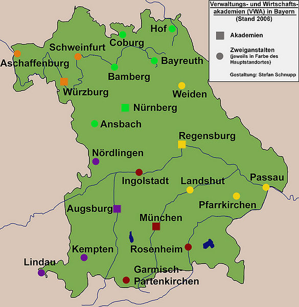 Datei:Karte Standorte VWA heute.jpg