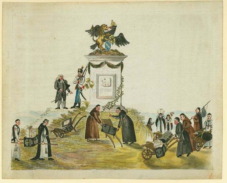 Datei:Saekularisation Kloester um1803 Nuernberg GrA07520.jpg