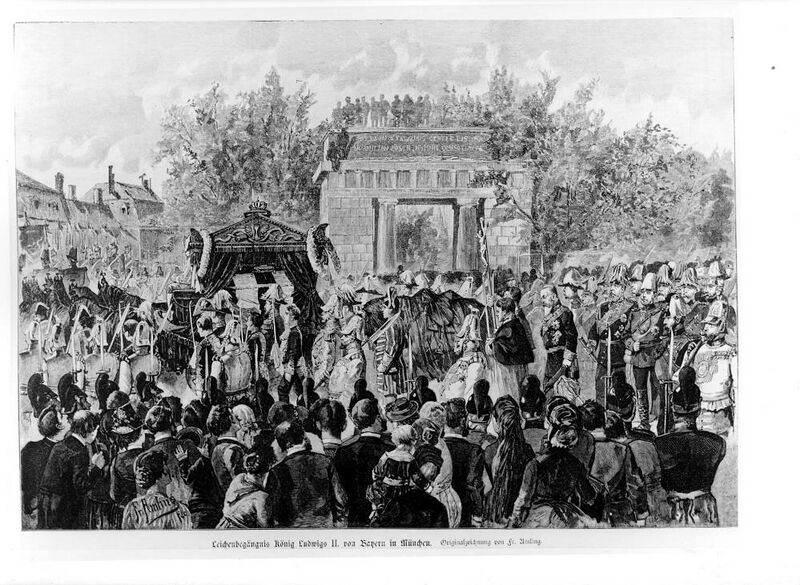 Datei:Zeichnung Leichenzug Ludwig II Lenbachplatz.jpg