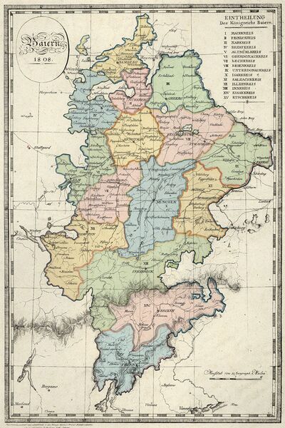 Datei:Karte Bayern 1808 Senefelder.jpg