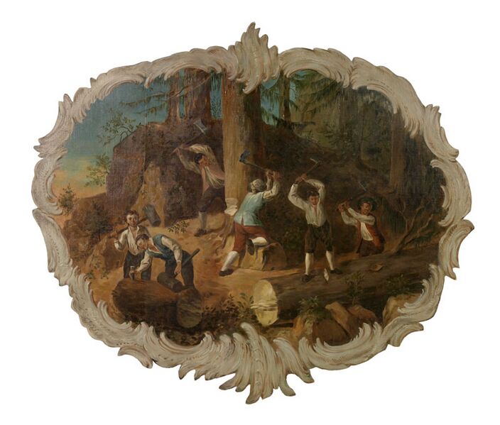 Datei:Traunsteiner Salinenzyklus Holzbringung.jpg