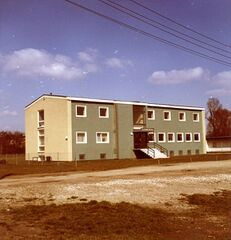 Jugendherberge Mühldorf im Jahr der Einweihung 1964. (StadtAMü BS 1780)