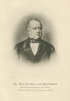 Karl August von Kleinschrod (1797-1866). (Bayerische Staatsbibliothek, Bildarchiv port-031975)