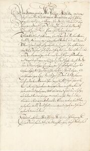 Neuburger Vergleich von 1656. (Bayerisches Hauptstaatsarchiv, Pfalz-Neuburg Urkunden, Landesteilungen und Einungen 1037)