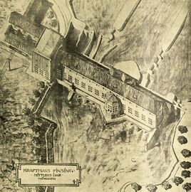 Das Kraftwerk Finsing der Mittleren Isar AG. (aus: Wasmuths Monatshefte für Baukunst, Jahrgang 1924, Heft 9/10, 286)