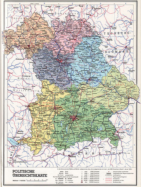 Datei:Übersichtskarte Bayern 1961.jpg