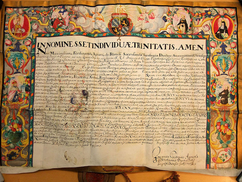 Datei:Doktorurkunde 1720.jpg