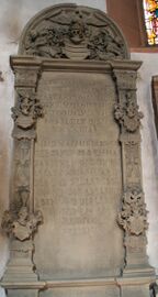 Grabmal Philipps III. von Rieneck (gest. 1559), Letzter seines Geschlechts, in der Pfarrkirche von Lohr. (Foto: Theodor Ruf)