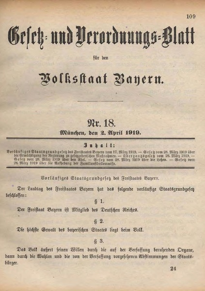 Datei:Vorlaeufiges Staatsgrundgesetz Bayern 1919.pdf