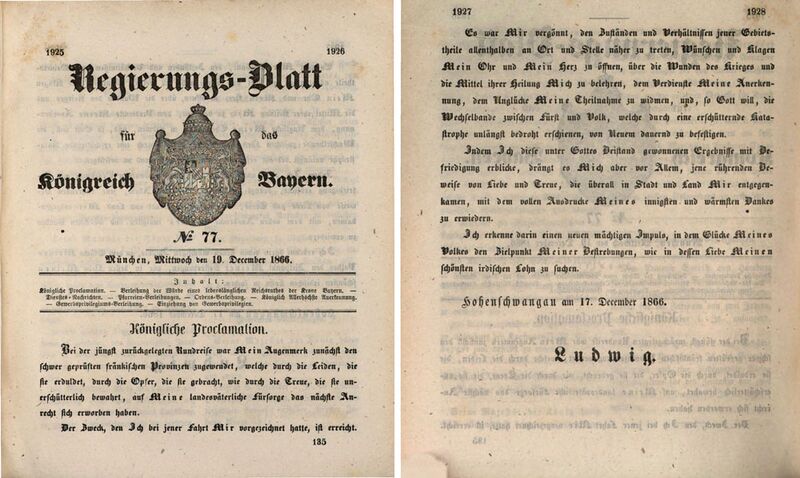 Datei:Ludwig II Proklamation Dez 1866.jpg