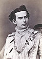 König Ludwig II. von Bayern als Georgi-Ritter. (Bayerische Staatsbibliothek, Bildarchiv port-018717)