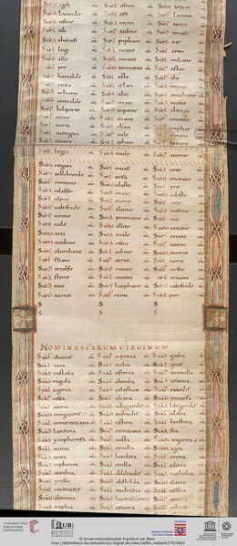 Datei:Lorscher Rotulus recto 3.jpg