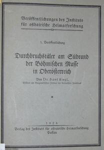 Veröffentlichung aus dem Jahr 1926. (Bild: Institut für Kulturraumforschung Ostbaierns und der Nachbarregionen)