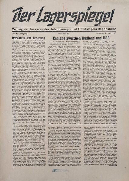 Datei:Lagerspiegel Regensburg 06 1947.jpg