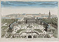 Schloss und Planstadt Erlangen, Kolorierter Kupferstich von Paul Decker (1677-1713), 1713. (Universitätsbibliothek Erlangen)