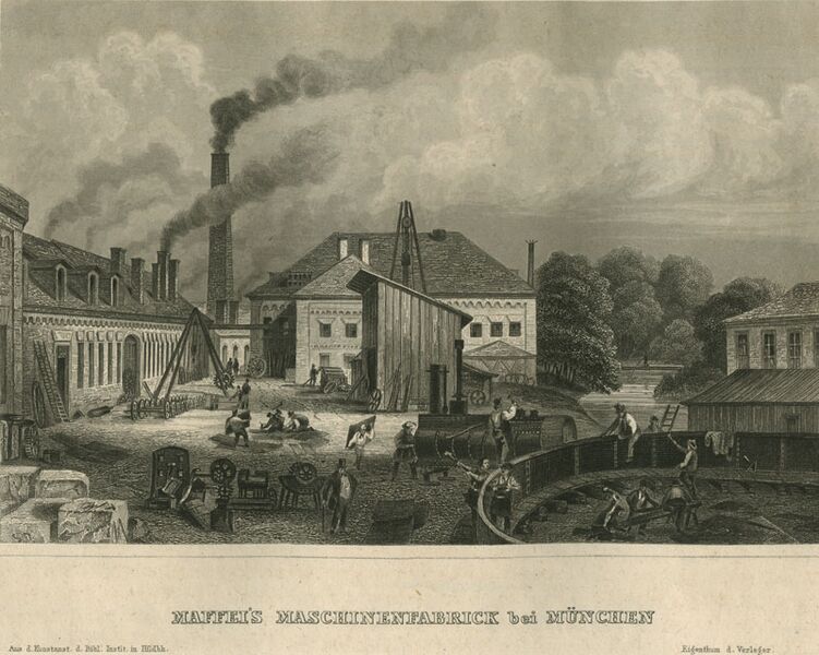 Datei:Maschinenfabrik Maffei 1857.jpg