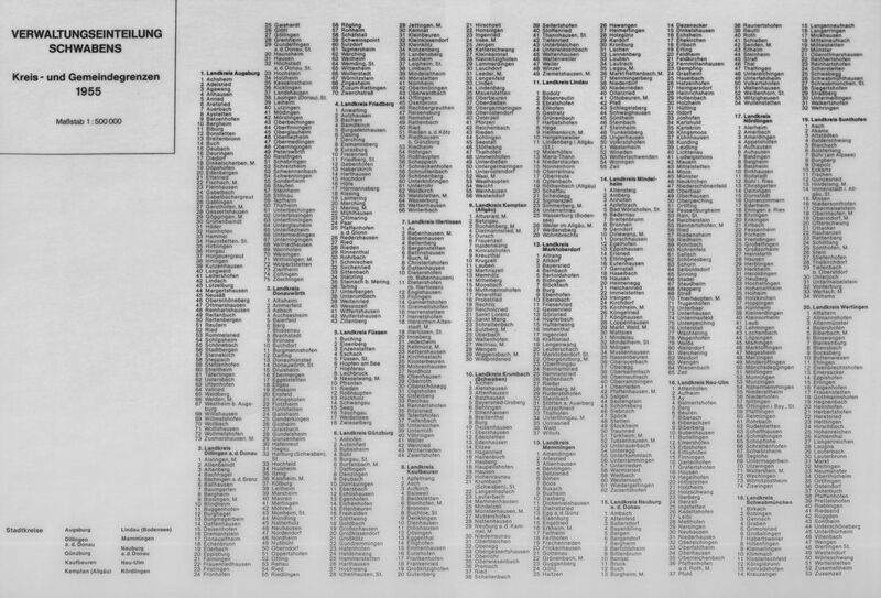 Datei:Verwaltung Schwaben 1955 Gemeinden Legende.jpg