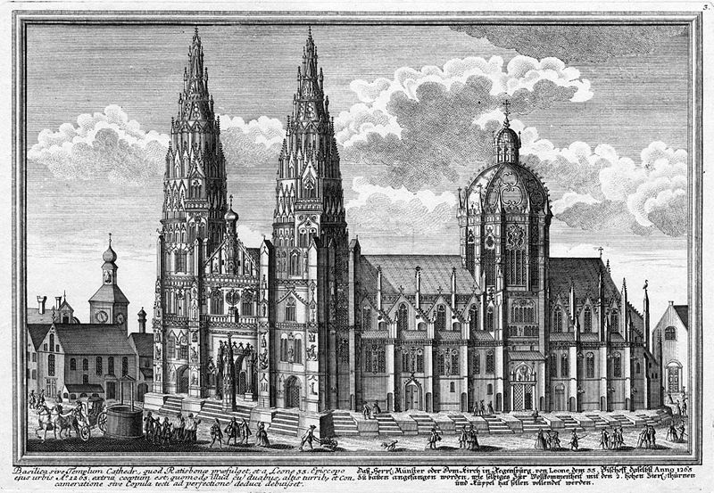 Datei:Regensburger Dom Stahlstich 1740.jpg