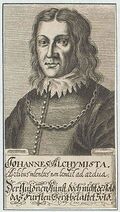 Johann IV. (der Alchimist) , Markgraf von Brandenburg-Kulmbach (1406-1464, reg. 1437-1457); Kupferstich von einem unbekannten Künstler, ca. 17. Jh. (Österreichische Nationalbibliothek POR0060347, lizensiert als Public Domain Mark 1.0 via europeana)